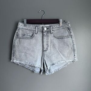 Garage Jean Shorts Size 6 Garage Low Rise Gray Denim Cotton Jean Shorts